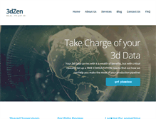 Tablet Screenshot of 3dzen.com